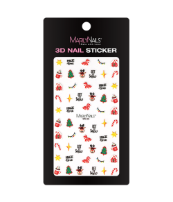 3D Öntapadó körömmatrica – MN-09 / 2