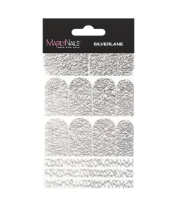 Vizes körömmatrica - Silverlane / 2