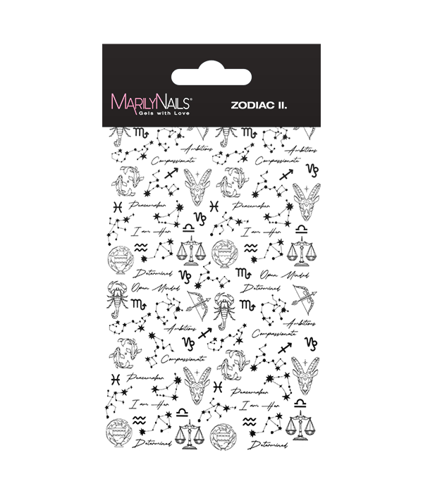 Vizes körömmatrica - Zodiac II.